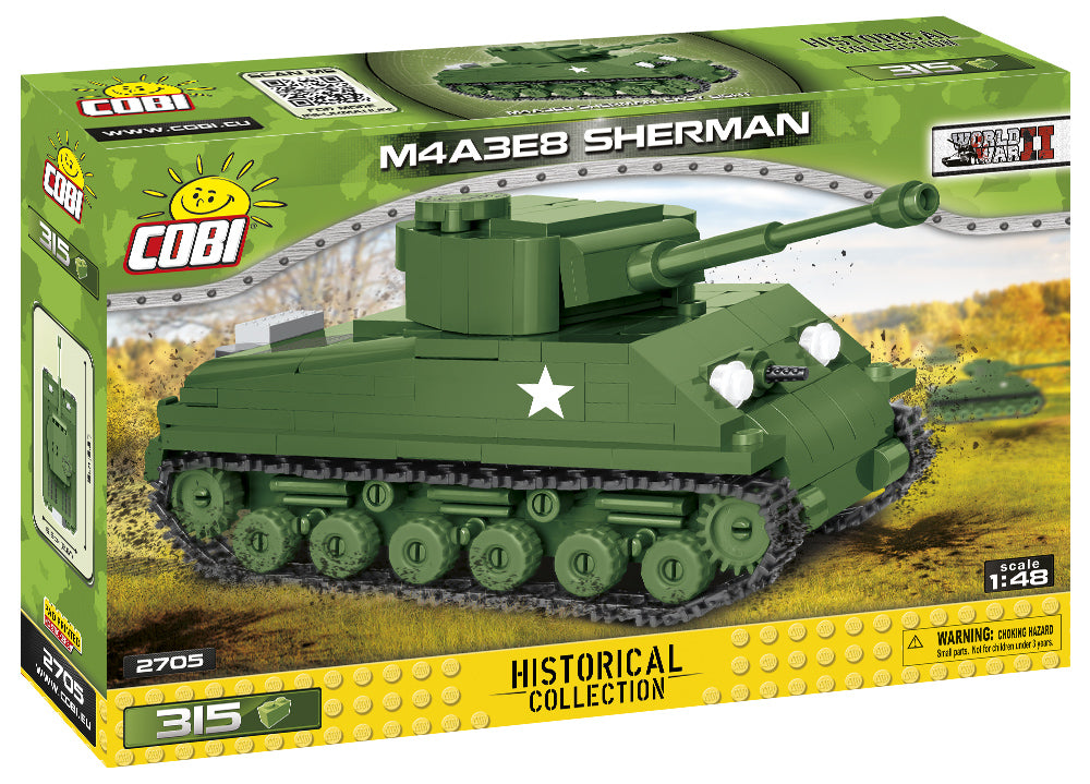 COBI Historical Collection M4A3E8 Sherman (Easy Eight) Tank