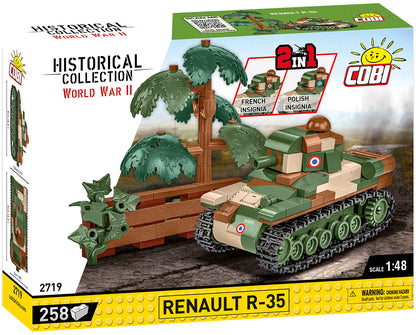 COBI Historical Collection World War II Renault R-35 Light Tank