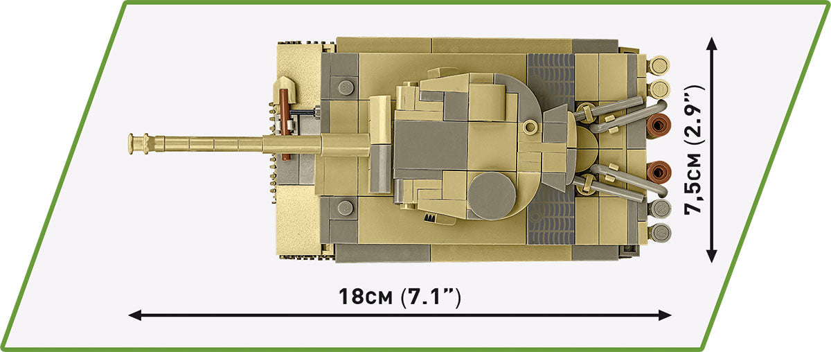 COBI Historical Collection WWII Panzer VI Tiger 1 no. 131 Tank