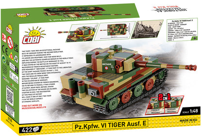 COBI Musee des Blindes Collection Pz.Kpfw. VI TIGER Ausf. E 2-in-1