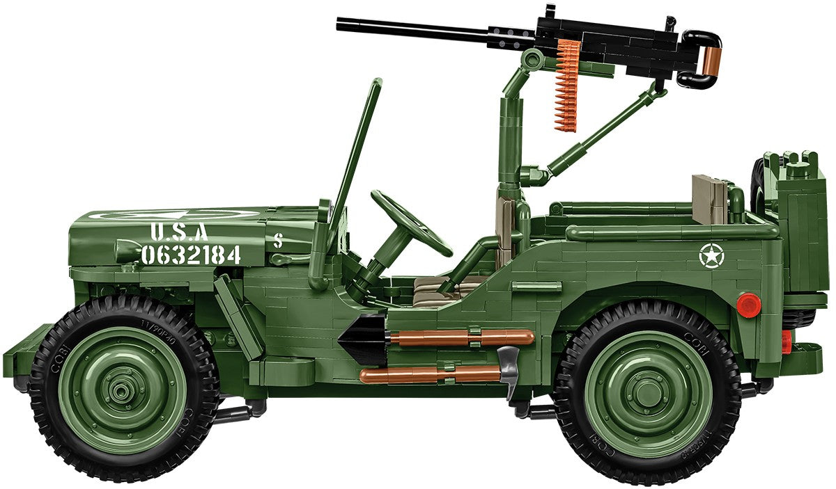 COBI Historical Collection WWII JEEP Willys MB + Trailer 1:12 Scale Vehicle EXECUTIVE EDITION