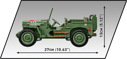 COBI Historical Collection WWII JEEP Willys MB, Medical 1:12 Scale Vehicle