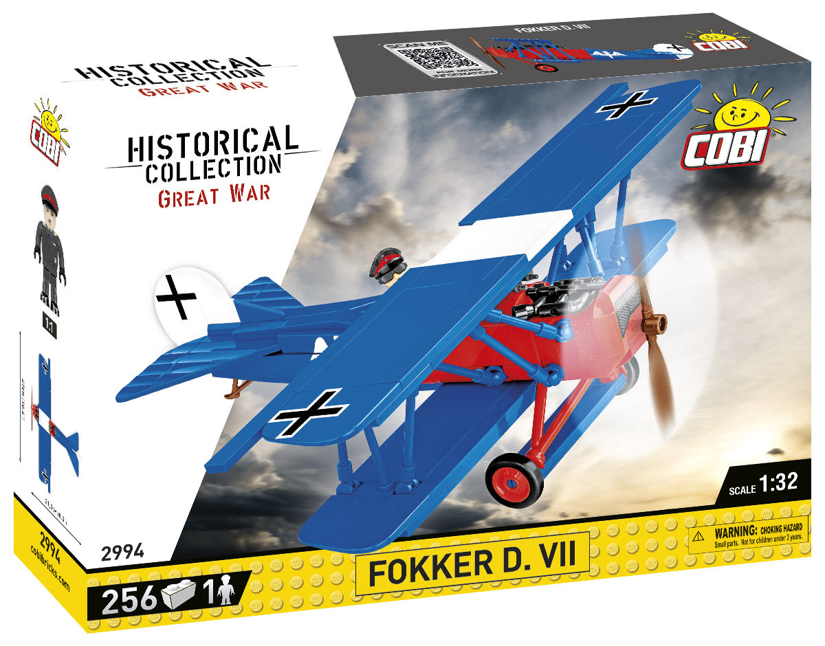 COBI Historical Collection: Great War FOKKER D. VII Plane