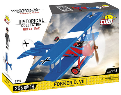 COBI Historical Collection: Great War FOKKER D. VII Plane