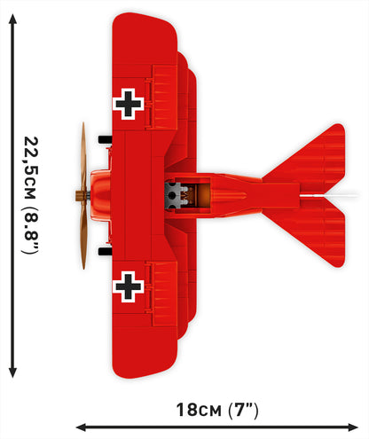 COBI Historical Collection: Great War FOKKER DR.1 "RED BARON" Plane