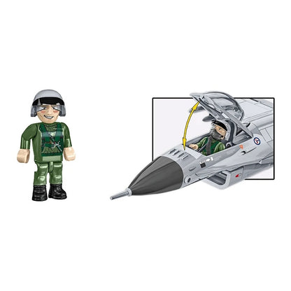 COBI Armed Forces SU-57 Felon Aircraft F-16AM Fighting Falcon Plane Building Set, 495 Pieces