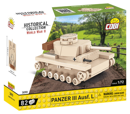 COBI Historical Collection WWII Pazner III Ausf. L 1:72 Scale Tank