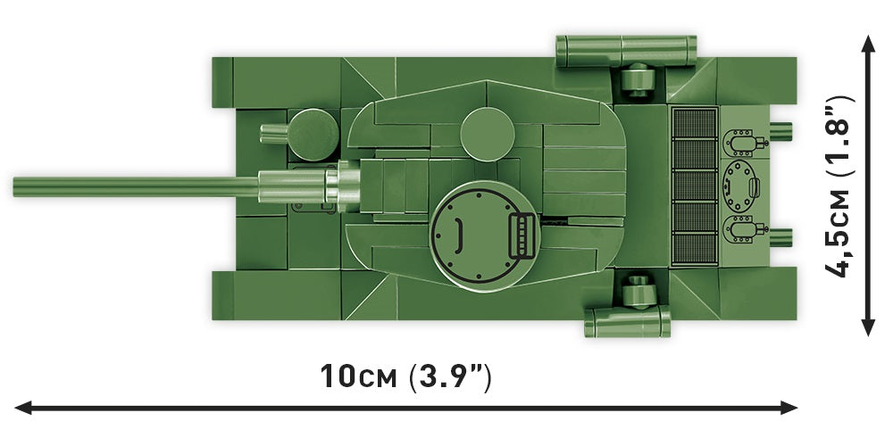 COBI Historical Collection WWII T-34-85 1:72 Scale Tank