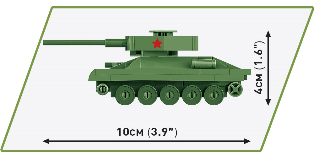 COBI Historical Collection WWII T-34-85 1:72 Scale Tank