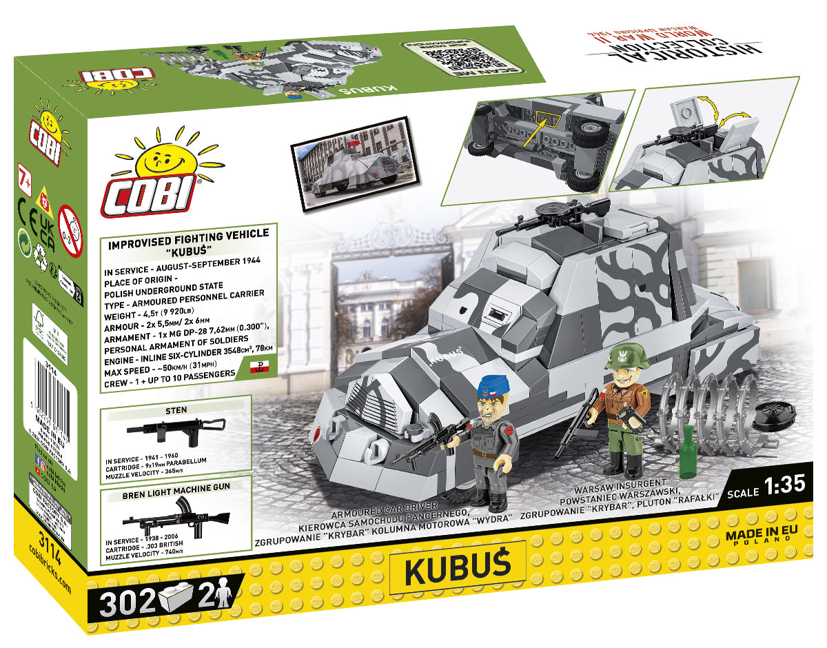 COBI Historical Collection WWII KUBUS Vehicle