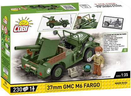 COBI Historical Collection WWII 37mm GMC M6 FARGO Armored Vehicle