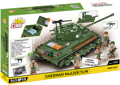 COBI Historical Collection WWII M4A2E8 Sherman "Easy Eight" Tank Model