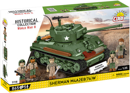 COBI Historical Collection WWII M4A2E8 Sherman "Easy Eight" Tank Model