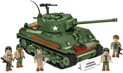 COBI Historical Collection WWII M4A2E8 Sherman "Easy Eight" Tank Model