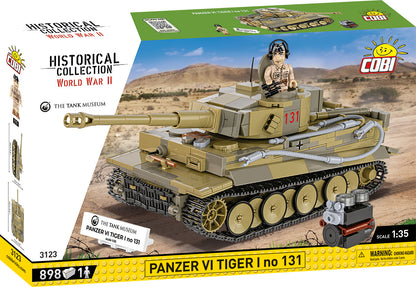 COBI The Tank Museum Historical Collection WWII PANZER VI TIGER I no. 131 Tank Model