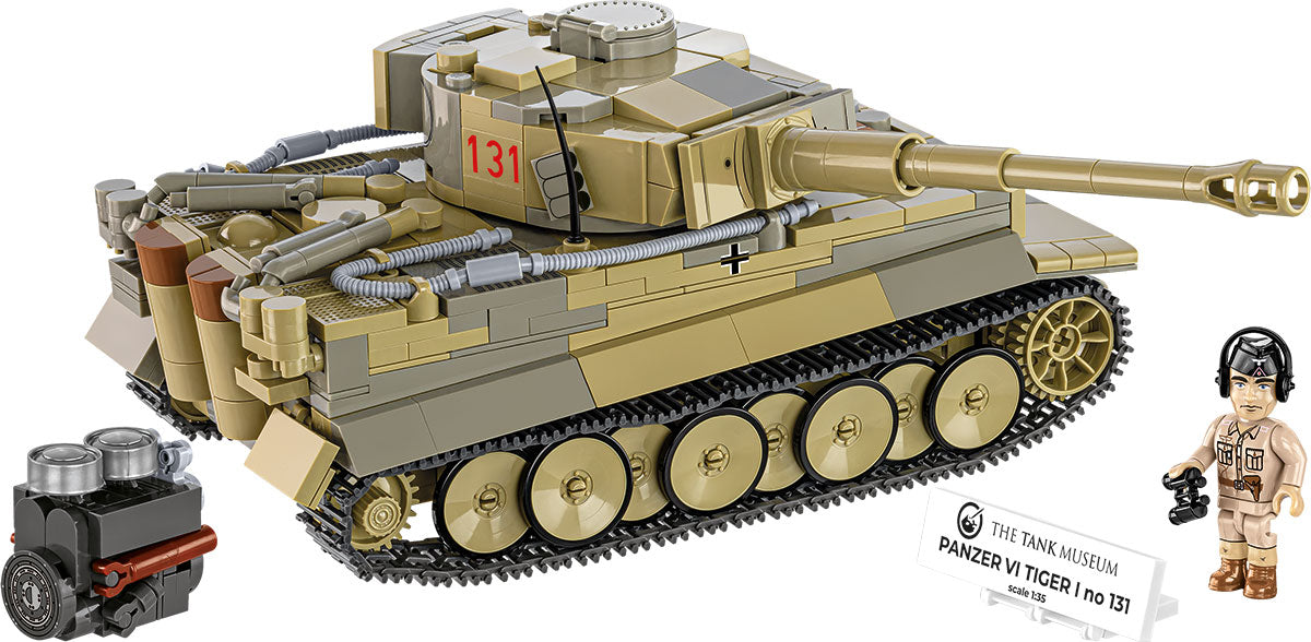 COBI The Tank Museum Historical Collection WWII PANZER VI TIGER I no. 131 Tank Model