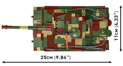 COBI Musee des Blindes Historical Collection WWII Pz.Kpfw. VI Tiger Ausf. E Tank Vehicle Model