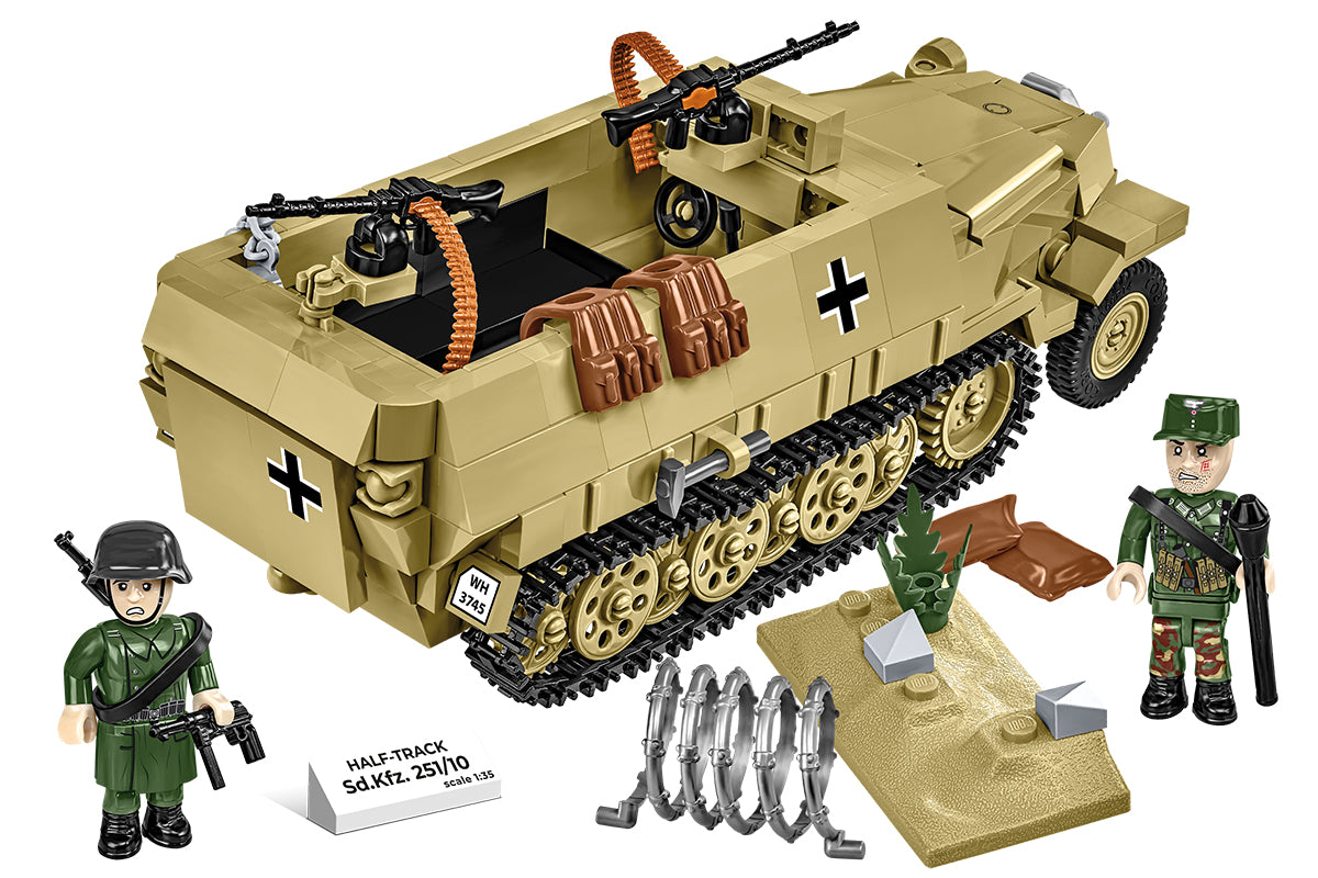 COBI Historical Collection WWII Half-Track Sd. Kfz. 251/10 Vehicle Model