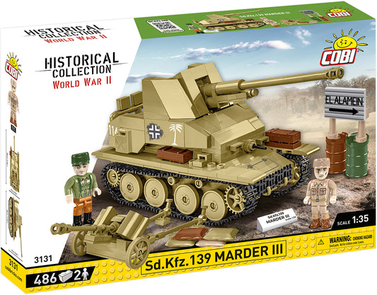 COBI Historical Collection WWII Sd.Kfz. 139 Marder III Tank Destroyer