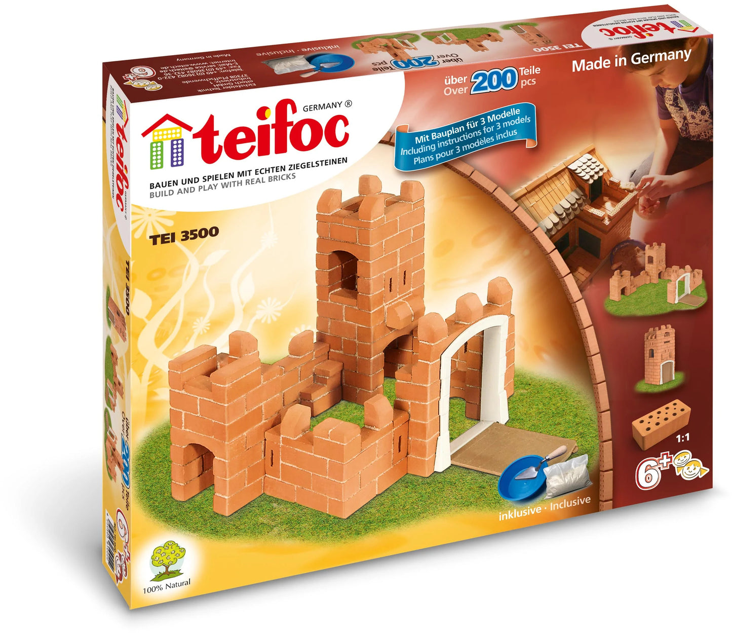 Teifoc Small Castle Brick