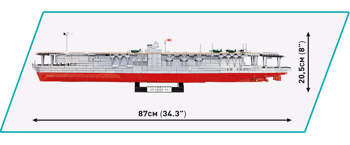 COBI Historical Collection WW II - IJN AKAGI Imperial Japanese Navy Fleet Carrier