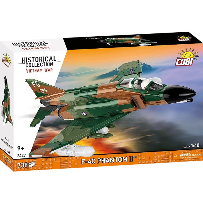 COBI Historical Collection F-4C Phantom II™ (Vietnam War) Building Set, 738 Pieces