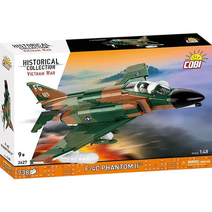 COBI Historical Collection F-4C Phantom II™ (Vietnam War) Building Set, 738 Pieces