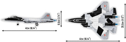 COBI Top Gun Maverick Enemy Strike Jet Building Set, 851 Pieces