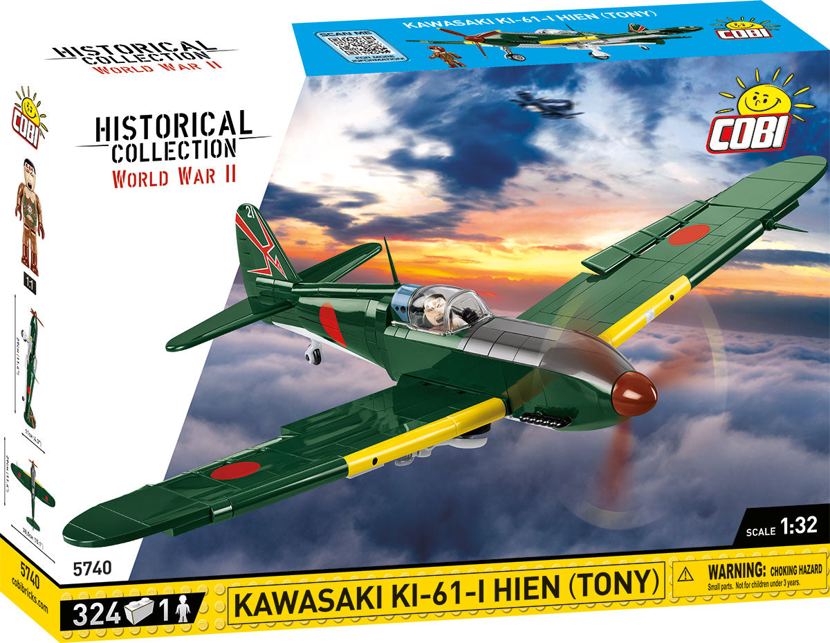 COBI Historical Collection WWII KAWASAKI KI-61-I HYEN (TONY) Plane