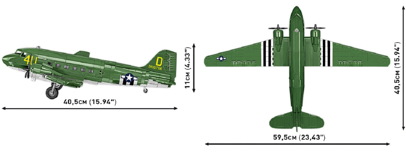 COBI Historical Collection WWII Douglas™ C-47 Skytrain (Dakota) Plane