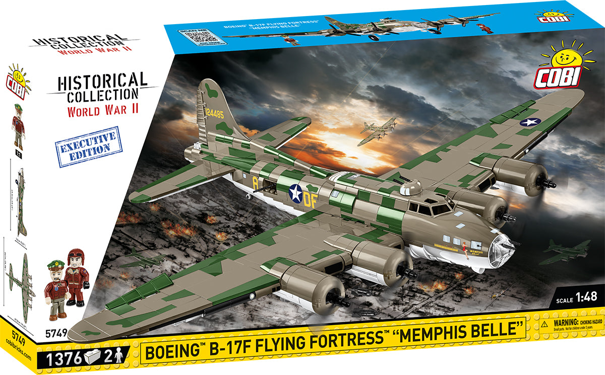 COBI Historical Collection WWII Boeing™ B-17F Flying Fortress™ "Memphis Belle" Aircraft - EXECUTIVE EDITION