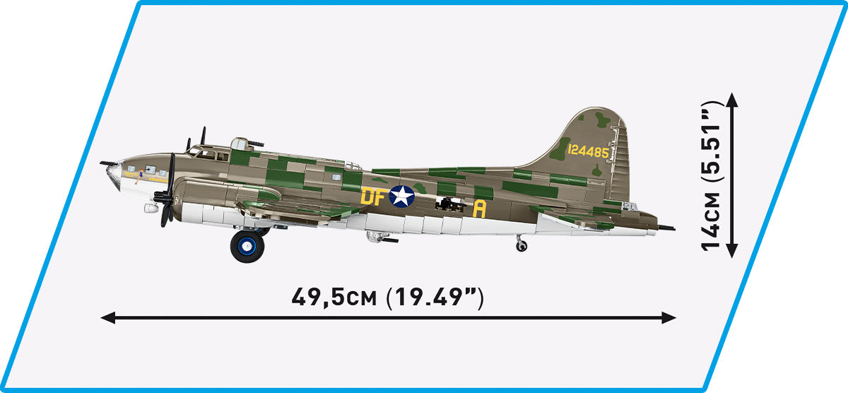 COBI Historical Collection WWII Boeing™ B-17F Flying Fortress™ "Memphis Belle" Aircraft - EXECUTIVE EDITION