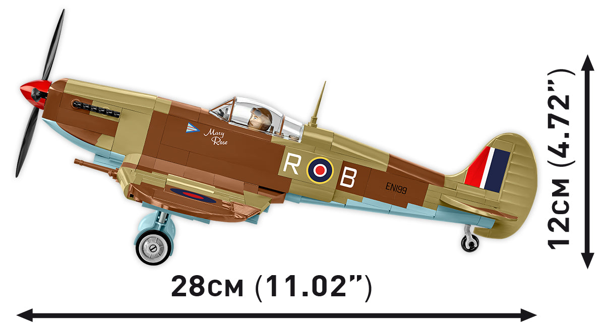 COBI Historical Collection WWII Supermarine Spitfire Mk. IXe, 364 Pieces