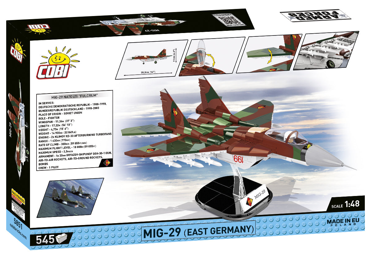 COBI Armed Forces MiG-29 (East Germany) Aircraft