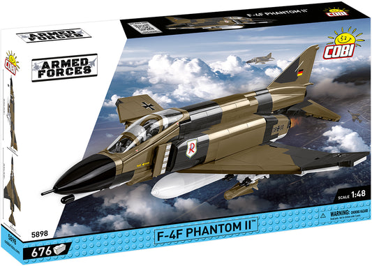 COBI Armed Forces F-4F Phantom II Aircraft Carrier