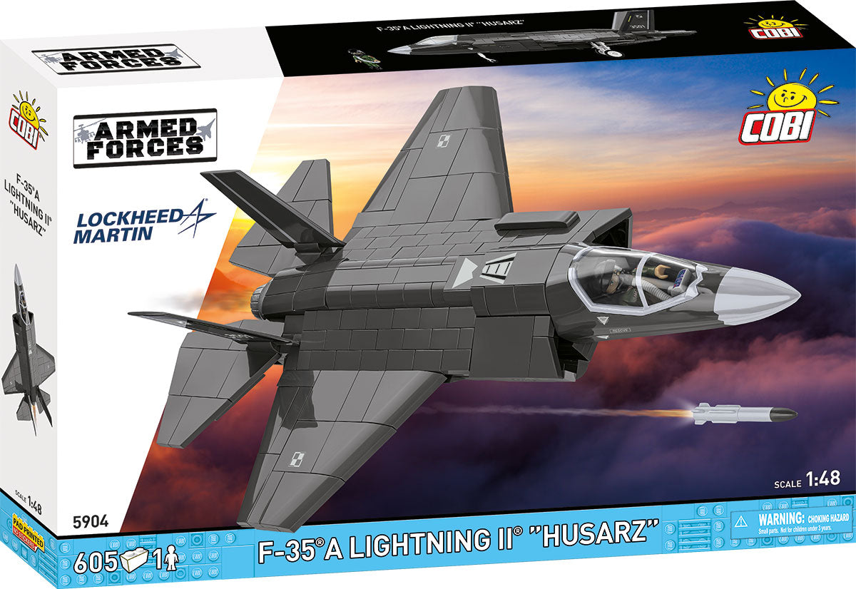 COBI Armed Forces F-35A Lightning II "HUSARZ", 605 Pieces