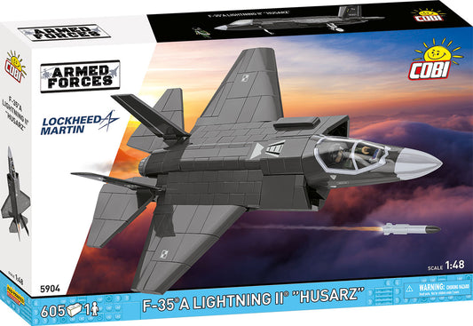COBI Armed Forces F-35A Lightning II "HUSARZ", 605 Pieces