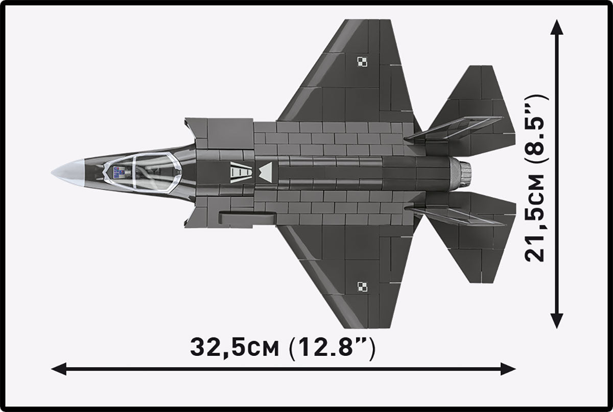 COBI Armed Forces F-35A Lightning II "HUSARZ", 605 Pieces