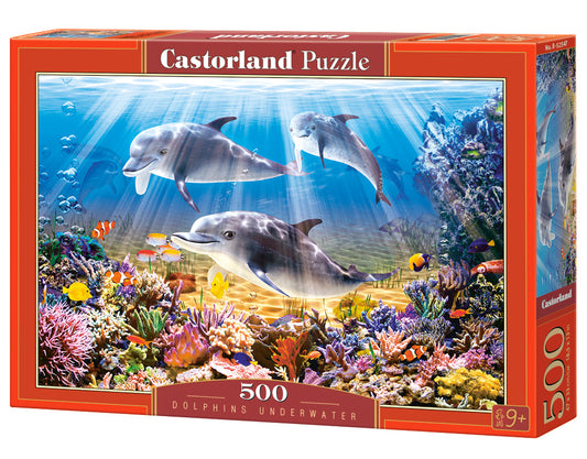 Castorland Dolphins Underwater 500 Piece Jigsaw Puzzle