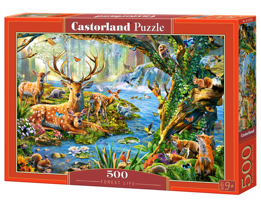 Castorland Forest Life 500 Piece Jigsaw Puzzle