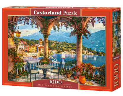 Castorland Mediterranean Veranda 1000 Piece Jigsaw Puzzle