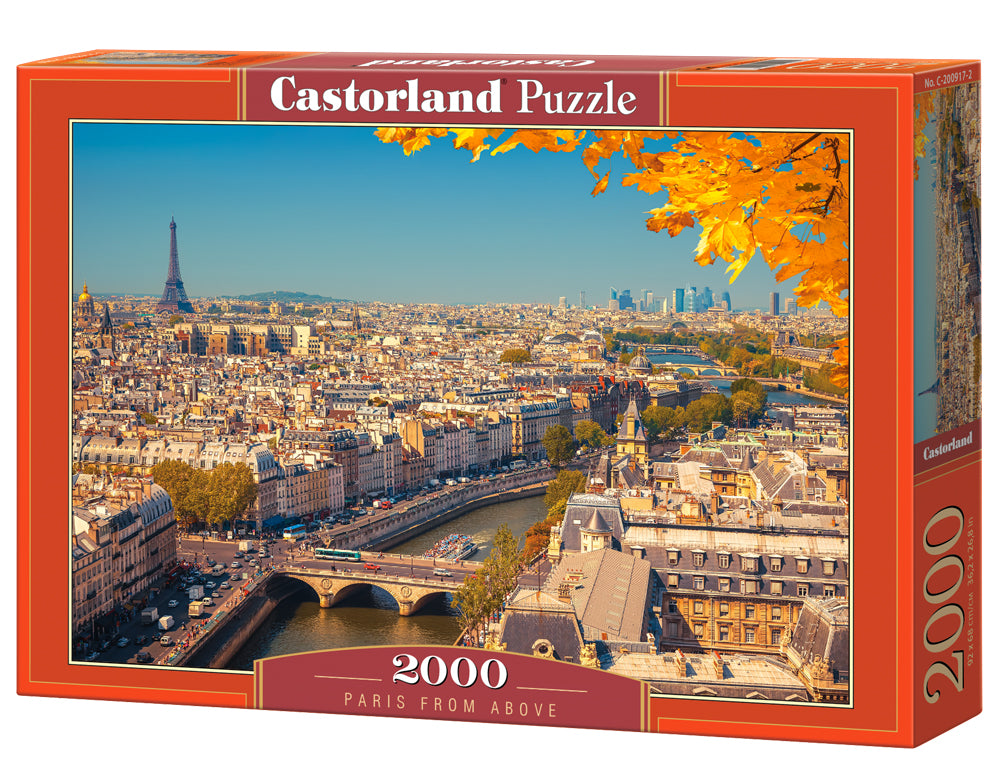 Castorland Paris from Above 2000 Piece Jigsaw Puzzle