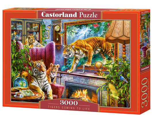 Castorland Tigers Coming to Life 3000 Piece Jigsaw Puzzle