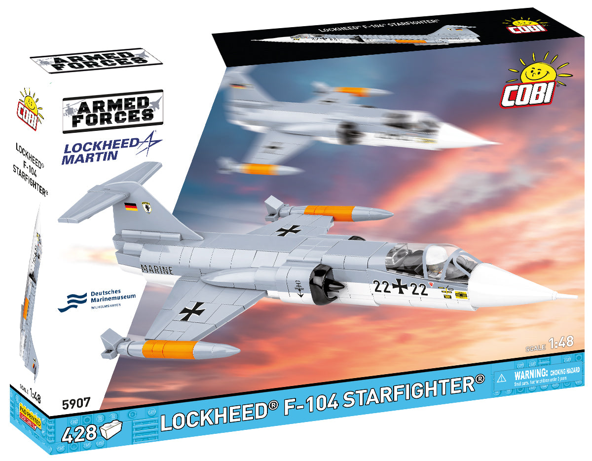 COBI Armed Forces Lockheed F-104 STARFIGHTER, 428 Pieces