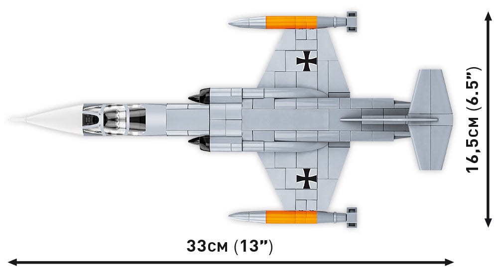 COBI Armed Forces Lockheed F-104 STARFIGHTER, 428 Pieces