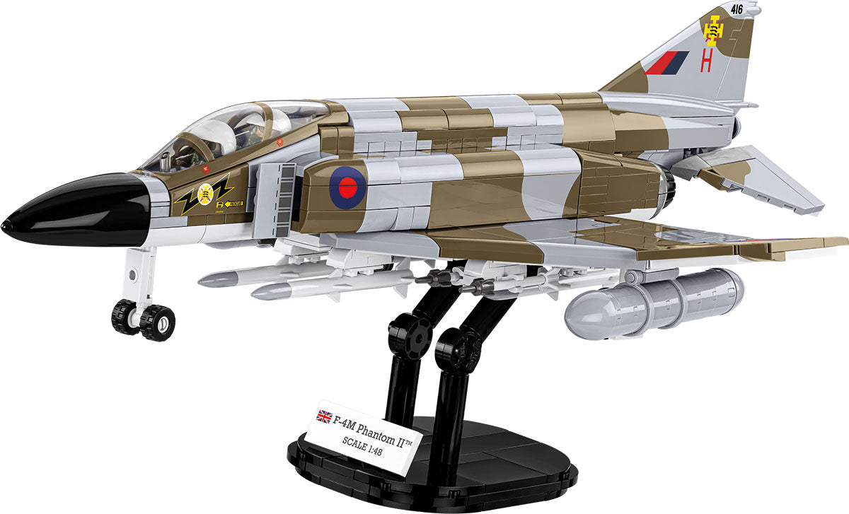 COBI Armed Forces British F-4M Phantom II Aircraft Building Set, 728 Pieces