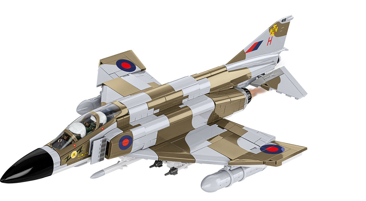 COBI Armed Forces British F-4M Phantom II Aircraft Building Set, 728 Pieces