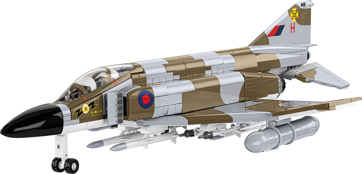 COBI Armed Forces British F-4M Phantom II Aircraft Building Set, 728 Pieces