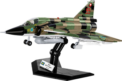 COBI Armed Forces SAAB AJS37 Viggen Aircraft Building Set, 911 Pieces