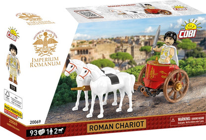 COBI Historical Collection: Imperium Romanum Roman Chariot Building Set, 93 Pieces